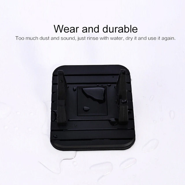 Convenient One Hand Operation Anti Slip Mat Frame Buckle Applicable Inch Mobile Phones Black Easy To Clean GPS Stand 4