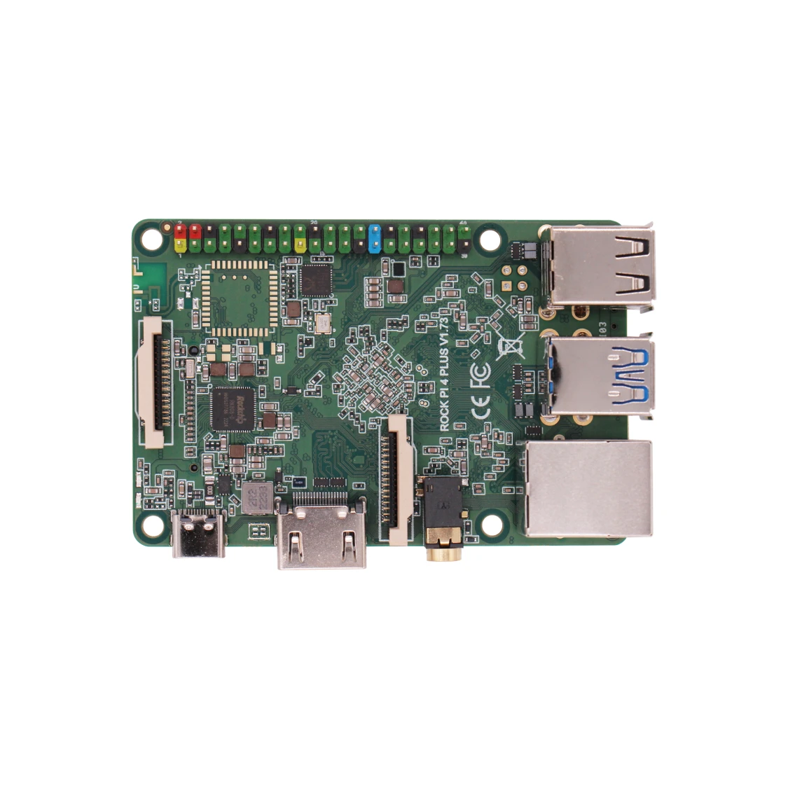Radxa ROCK 4A+ OP1 6-core CPU SBC HDMI With 4K Output Gigabit Ethernet and PCIe 2.1 Single Board Computer