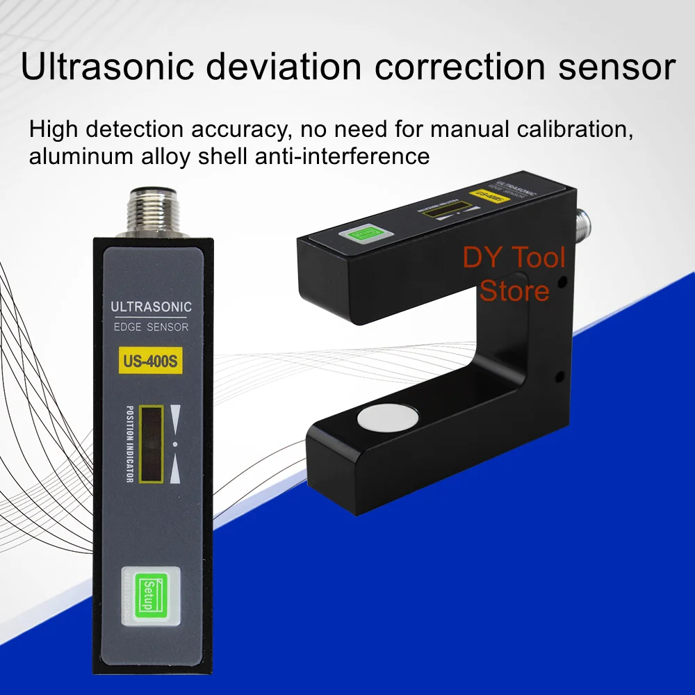 e3s 5e4 e3s 5l e3s 5de4 photoelectric sensor 12 to 24 vdc US-400S Ultrasonic Sensor KPC-C2 Photoelectric Correction Sensor Slitting Electromechanical Eye Ultrasonic