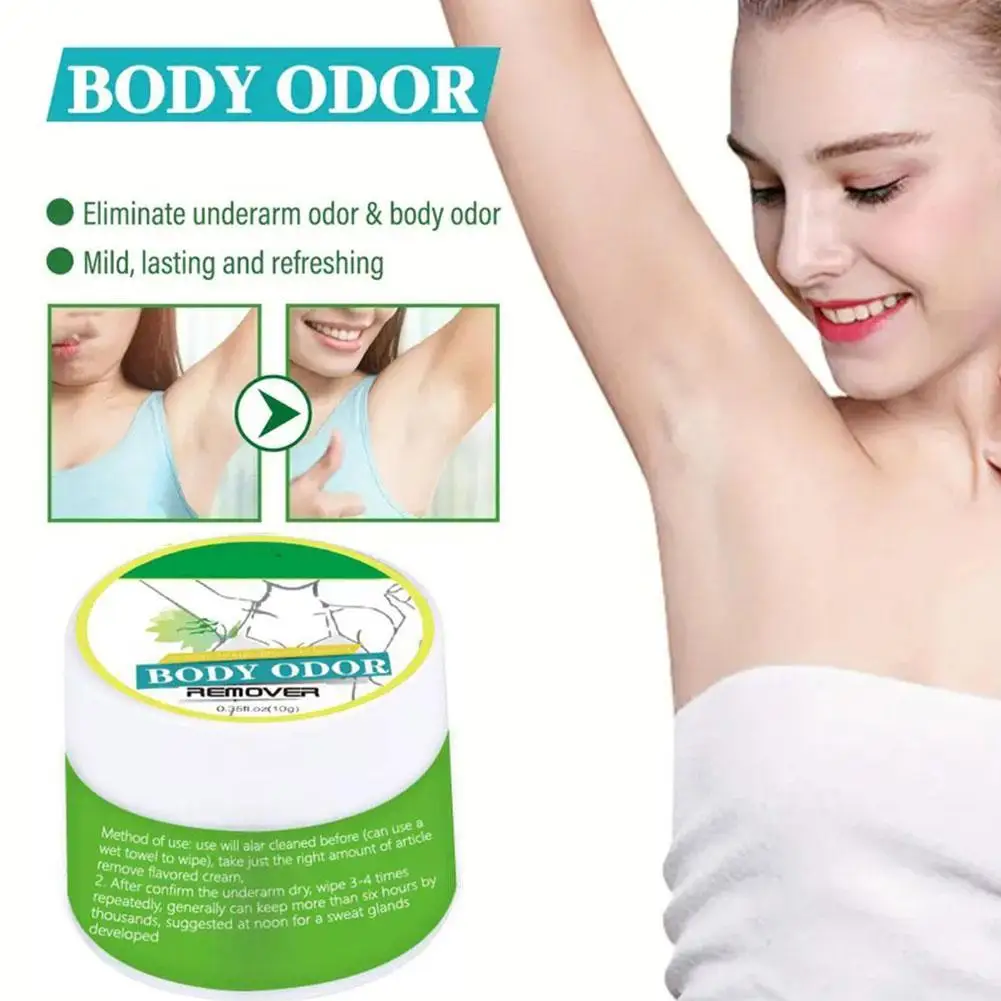 

Armpit Odor Removal Cream Natural Body Odour Remover Underarm 24 Hour Odor Protection for Men Women Reduces Armpit Sweat