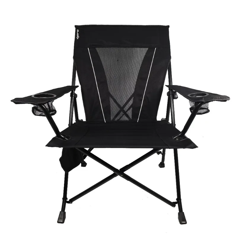 

Kijaro XXL Dual Lock Portable Camping and Sports Adult Chair, Vik Black