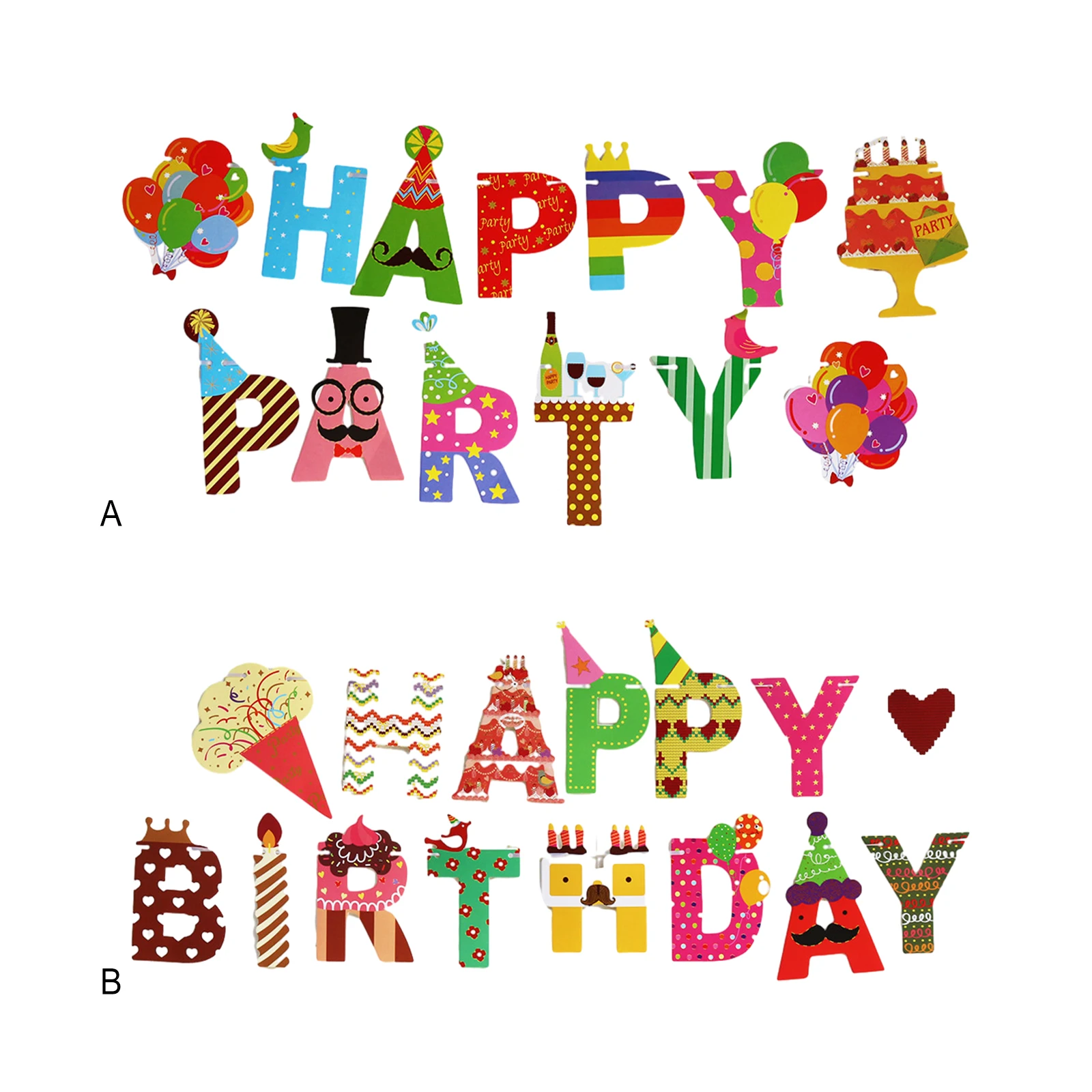 

1pcs Set 9 8ft Rainbow Paper Card Happy Birthday Banner Happy Birthday Decorations Birthday Banner For Birthday Party