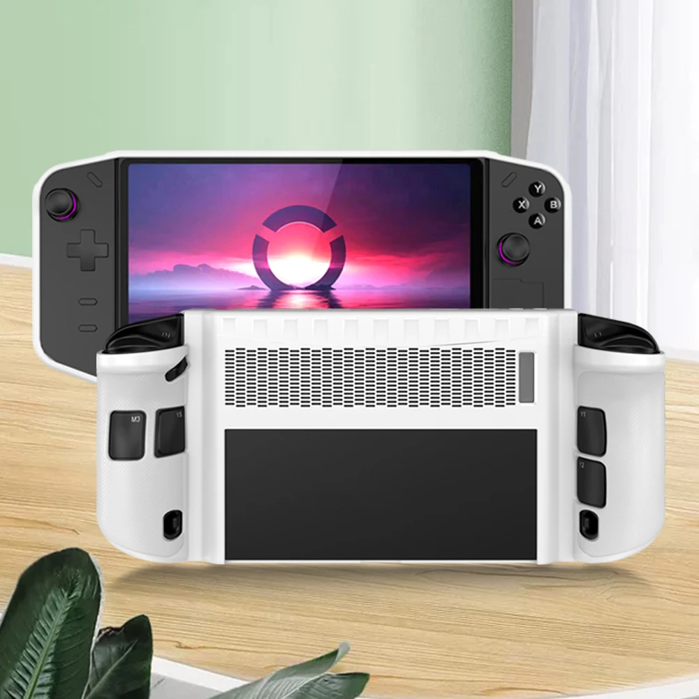 Shockproof TPU Cover with Stand and Anti-Slip Grip for Handheld Gaming Consoles