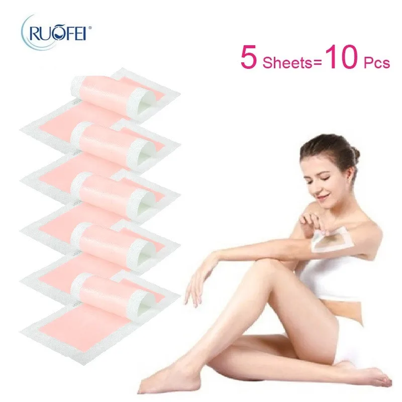 Strisce depilatorie di cera per viso gambe e bikini in tessuto_voghion.com