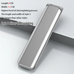 Universal Adjustable Cell Phone Ring Holder and Kickstand Stand (Silver-3)