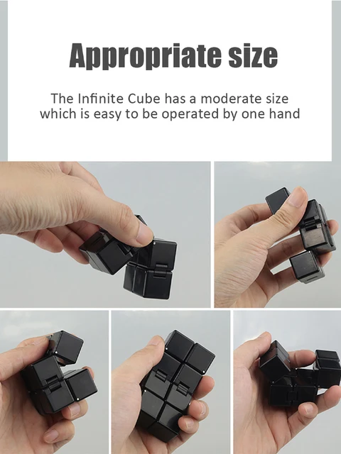 SENGSO Infinity Cube,Fidget Cube New Version Fidget Finger Toys  for Stress and Anxiety Relief/ADHD, Ultra Durable Sensory Gifts 5