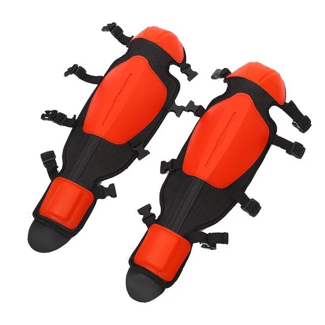2PCS Thickened Sport Knee Pads Shin Guards Leg Protectors Mowing Gaiters For Floor Cleaning Weeds Trimming Construction Work
