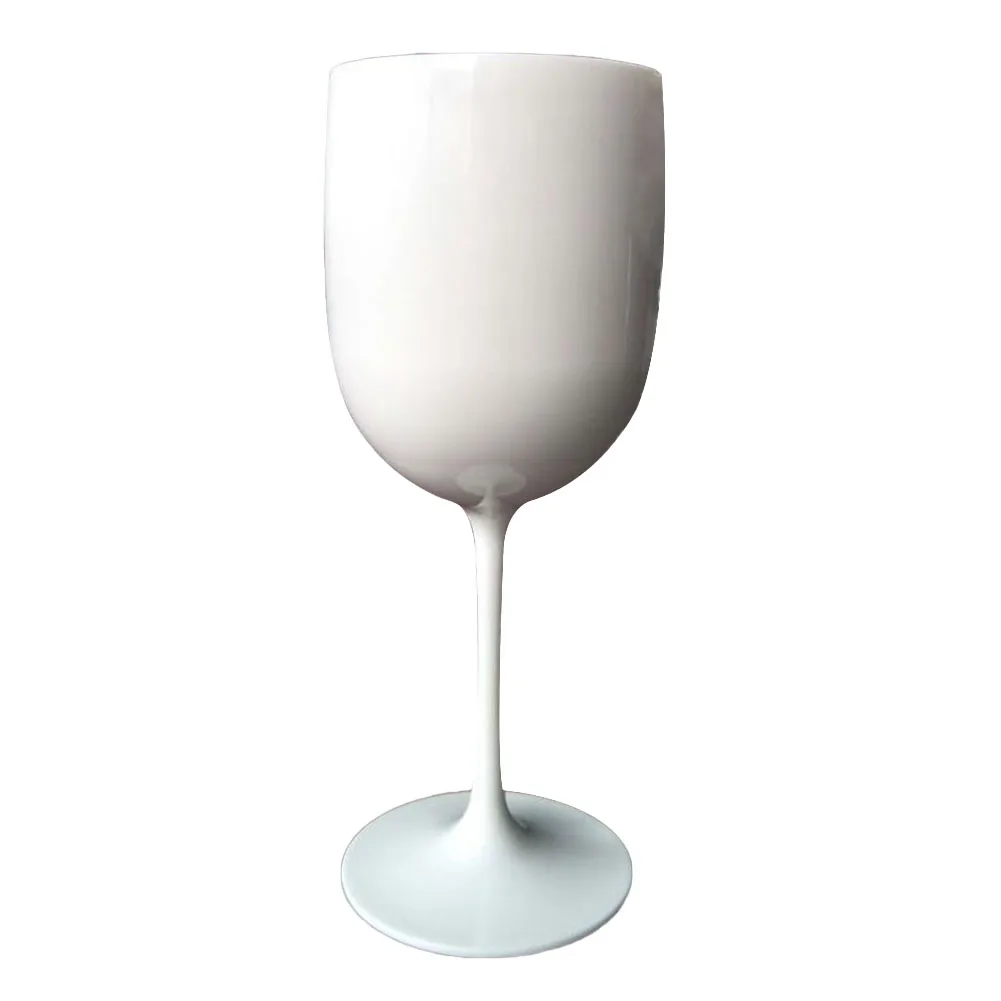 

Brand New Durable Goblet Champagne Cups 3 Color Plastic Product Capacity: 401-500ML Red White For Party Banquet