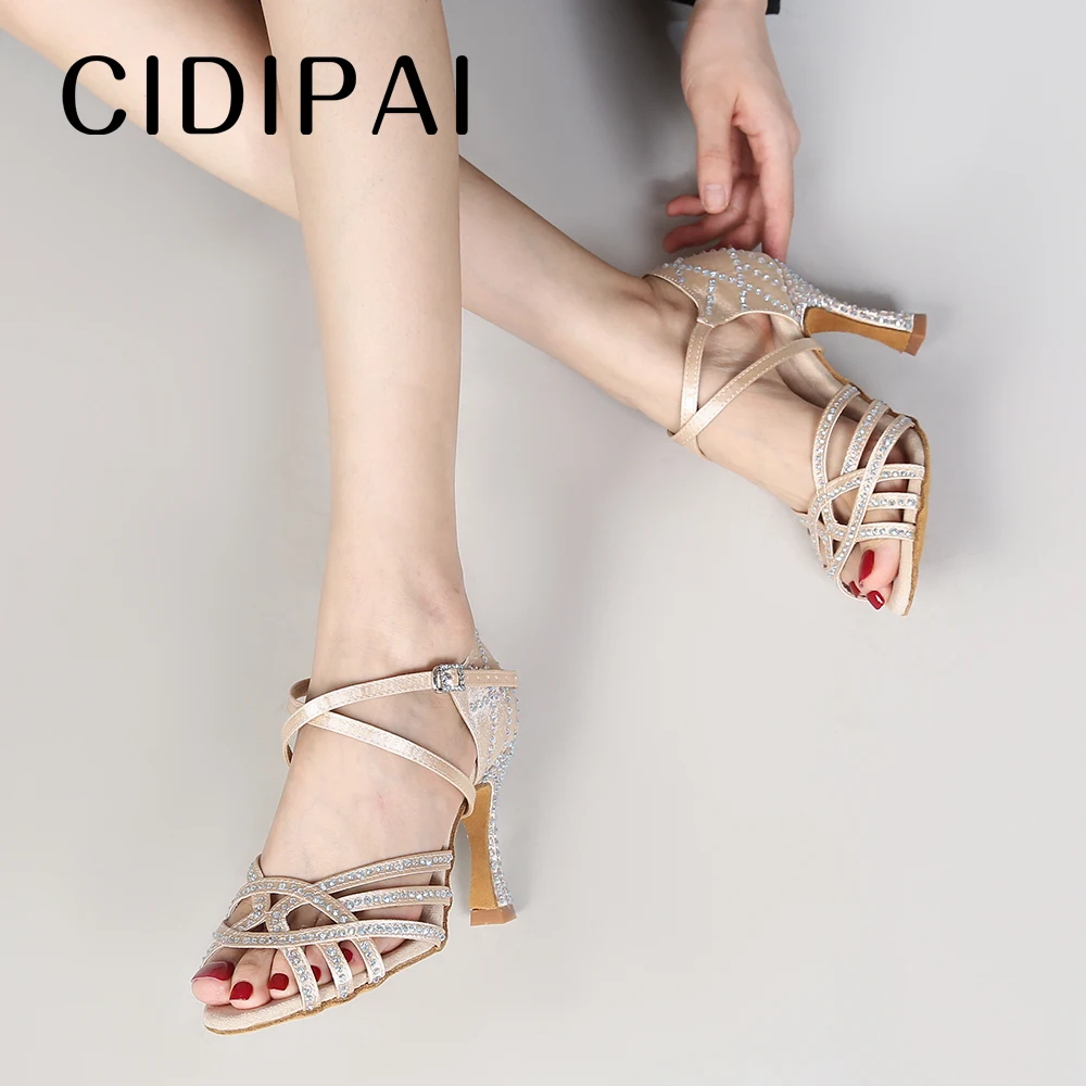 CIDIPAI New Latin Dance Shoes For Women Salsa Tango Ballroom Dancing Shoes Indoor Party Sandals Women High Heels For Dance 5