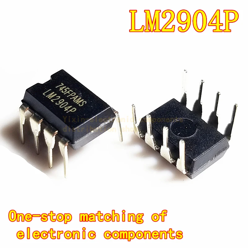

10PCS/Pack Plug-in LM2904P PDIP-8 dual operational amplifier IC chip