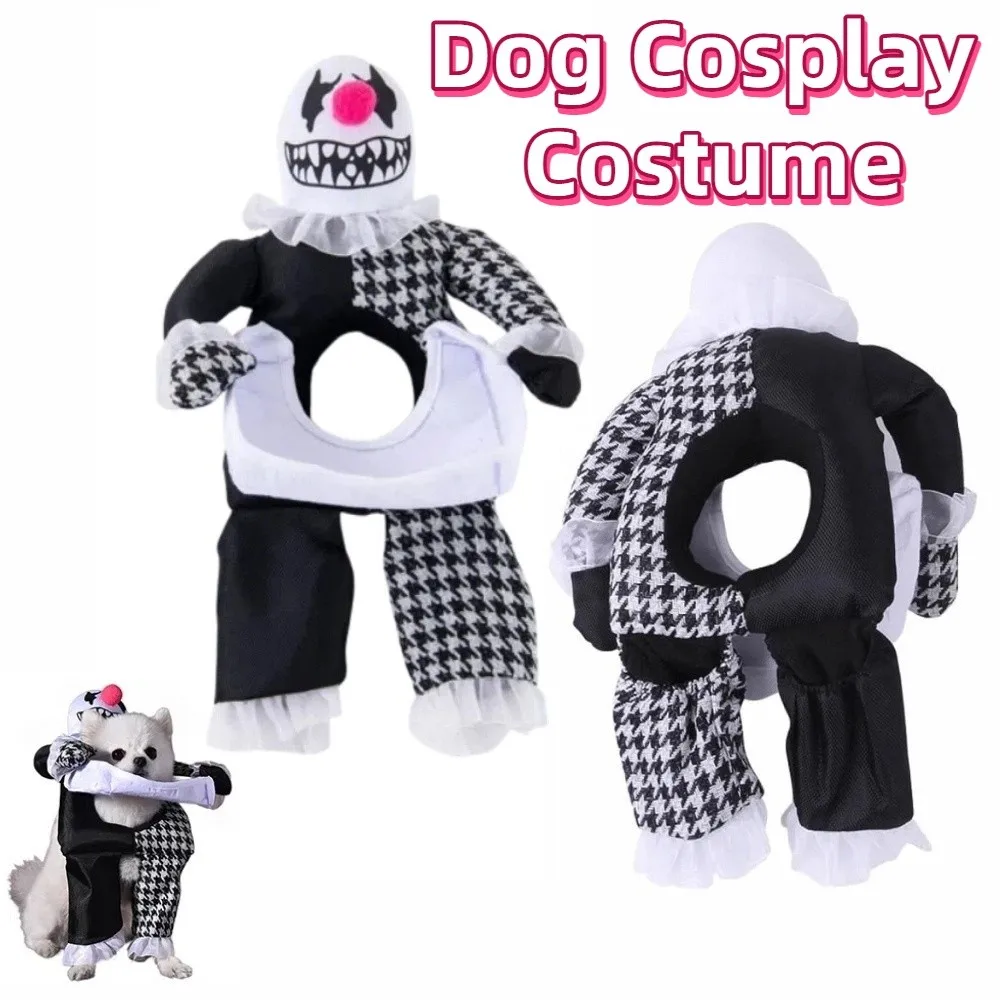 Creative Puppy Halloween Coat Polyester Funny Halloween Pet Clothes Dog Cosplay Comical Outfits Pet Transformation Outfit