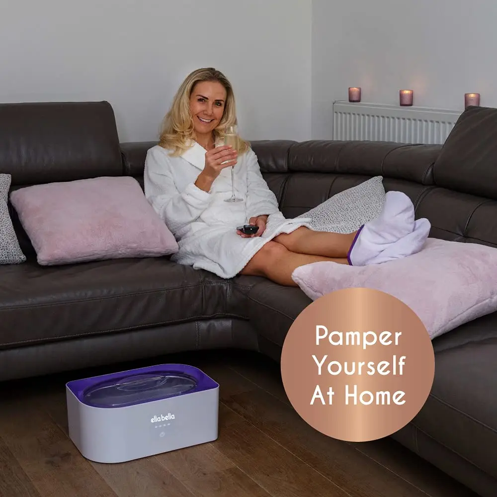 Paraffin Wax Machine for Hand & Feet Wax Warmer Everything in One Kit &ndash; Paraffin Refills, Mitts & Bo