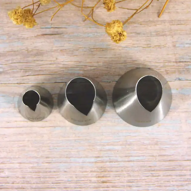 #580S#580#686 Jeges Csövek Fúvókák Sütemények Dekoráló Szerszámok Gombóc Tészta Krém Dekorációs Tippek Kínos Édességek - Image 2