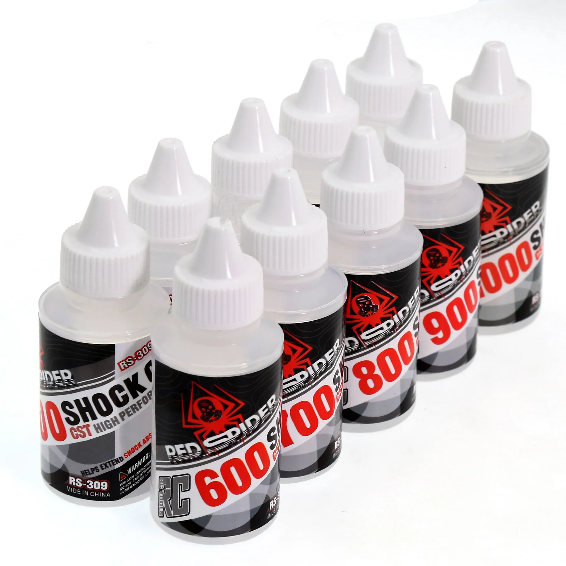 Huile silicone 100-800cst pour amortisseurs RC - Lot de 2 bouteilles
