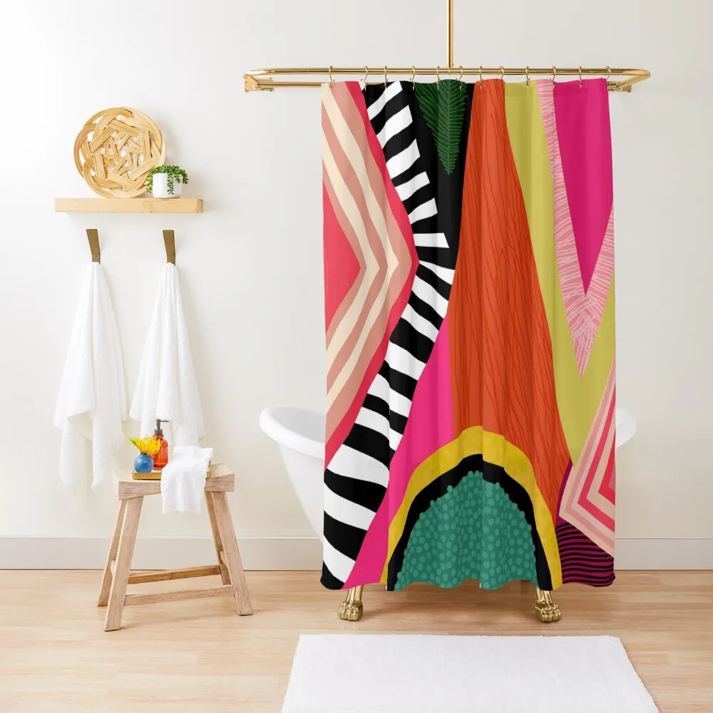 

Colorful Tribal Shower Curtain For Bathrooms Shower For Bathroom Set Accessories For Shower And Services Curtain