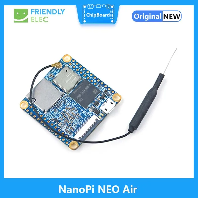 

NanoPi NEO Air IoT Development Board 512MB RAM WIFI & Bluetooth, 8GB/32GB eMMC Allwinner H3 Quad-core Cortex-A7 UbuntuCore