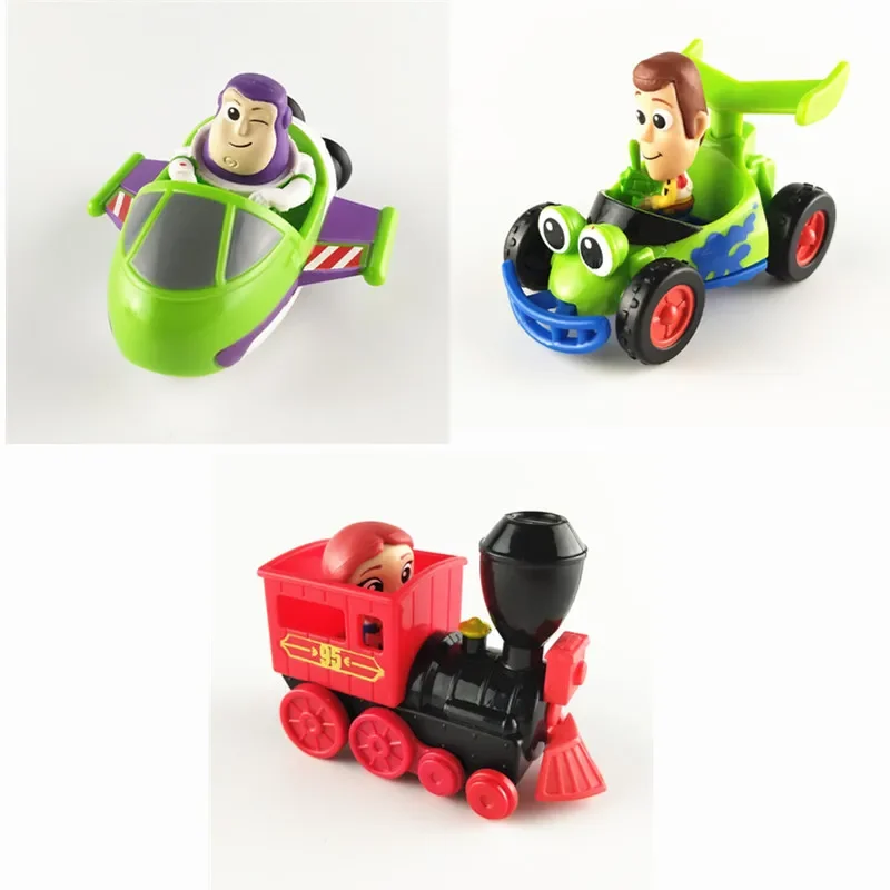 Disney Toy Story Buzz Lightyear Woody Jessie Veicolo Bambola Regali Giocattolo Modello Anime Figure Raccogliere Ornamenti