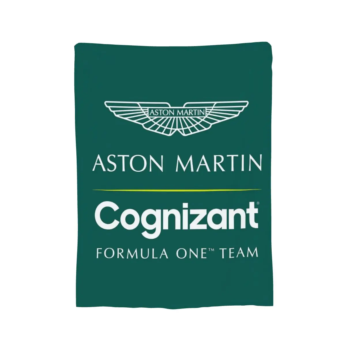 Aston Martin F1 Formula One Team Blanket Flannel Portable Sofa Throw Blankets For Couch Bedding Travel Throws Bedspread Quilt 3
