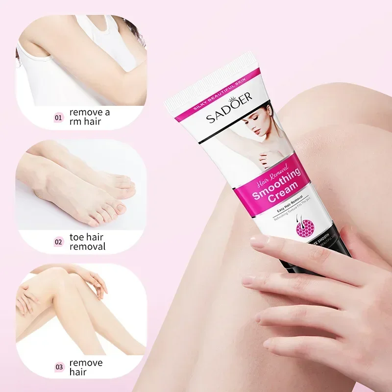 

Sdottor Hair Removal Cream For Armpit Beard Leg Arm Skin Care Hair Growth Inhibitor Painless Permanent Depilatory Body Beauty De