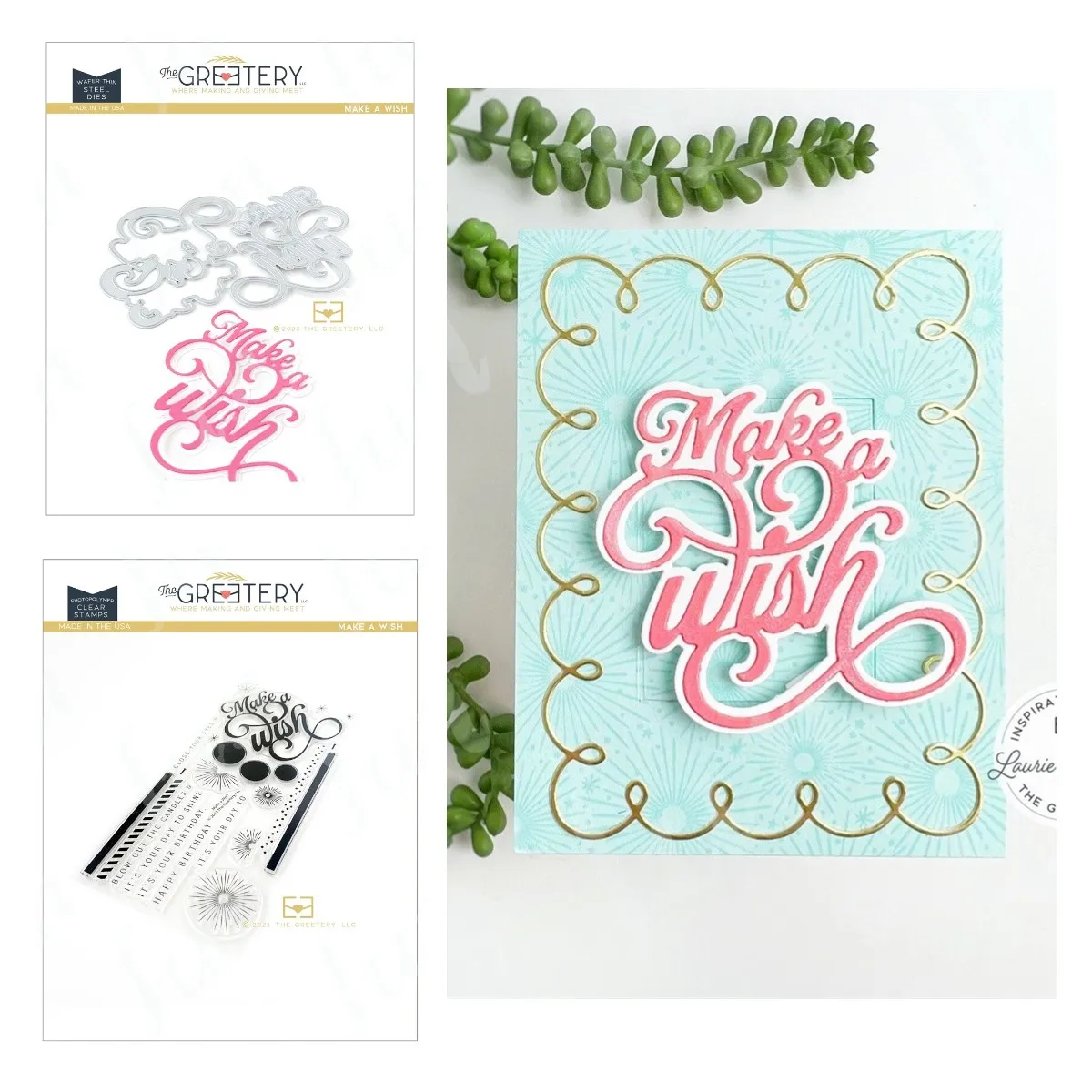 

Make a Wish Clear Stamps and Cutting Dies New Arrival 2023 Scrapbook Decoration Stencil Embossing Template DIY Greeting Card