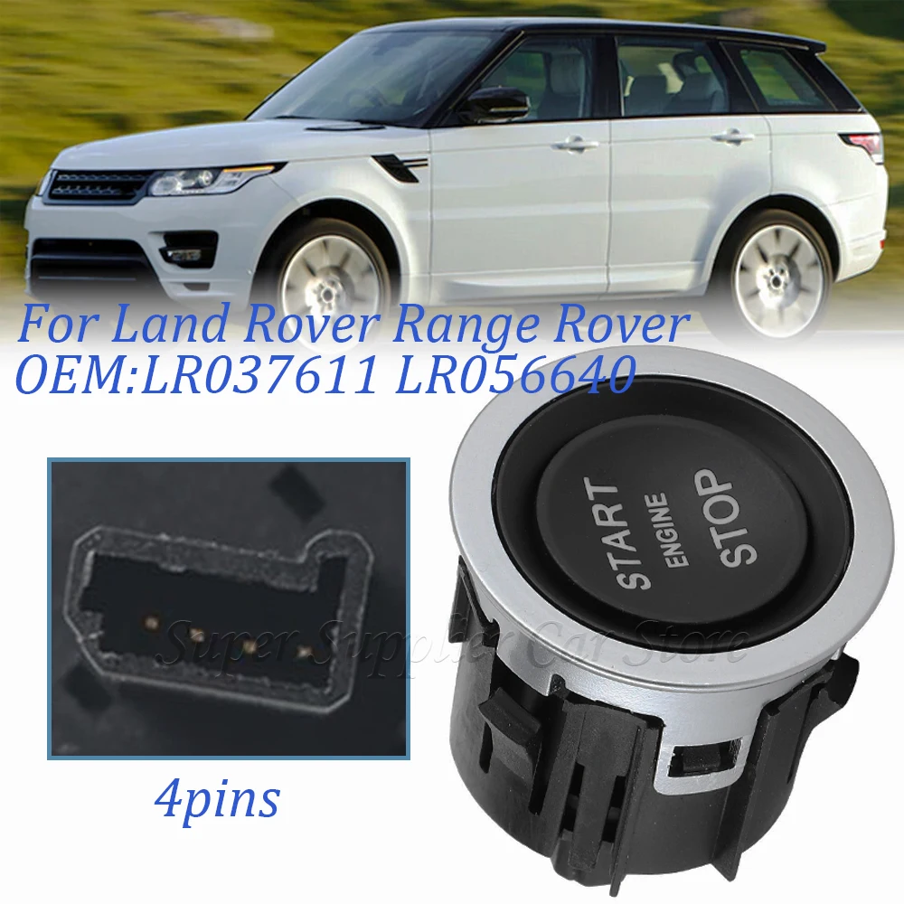 

LR037611 LR056640 For Range Rover Sport Evoque Discovery Sport Ignition Stop Start Button Switch LR068334 LR094038