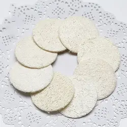 10pcs Natural Loofah Sponge Exfoliating Facial Srub Wisp Skin Care Makeup Remover Accessories Face Cleansing Luffa Pads