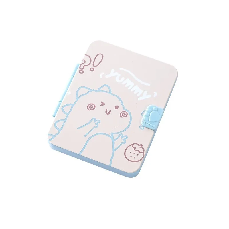 Portable Mirror, Comb, 2-in-1 Square Folding Mini Pocket Mirror, Makeup Makeup Princess Always Illuminate Your Beauty