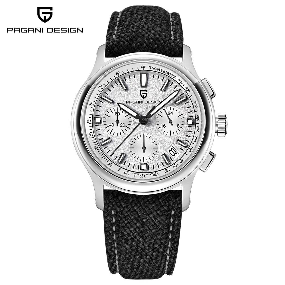 2024PAGANIDESIGNNewMultifunctionalMenQuartzWatches100M