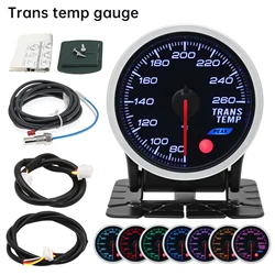 Universal Racing Car Multi-Color Gauge for Oil Pressure, Water Temp, and Turbo Boost (Trans temp gauge)