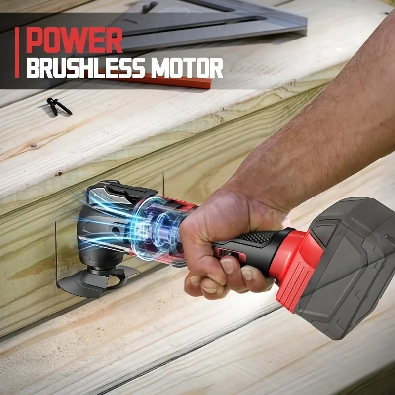 Cordless Oscillating Tool for Milwaukee 18V Battery 6 Variable Speed Oscillating