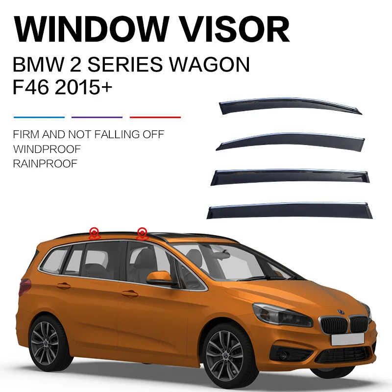 

For BMW 2 wagon Window visor Weather Shield Side Window Deflector Car windshield weather shield Car accessories