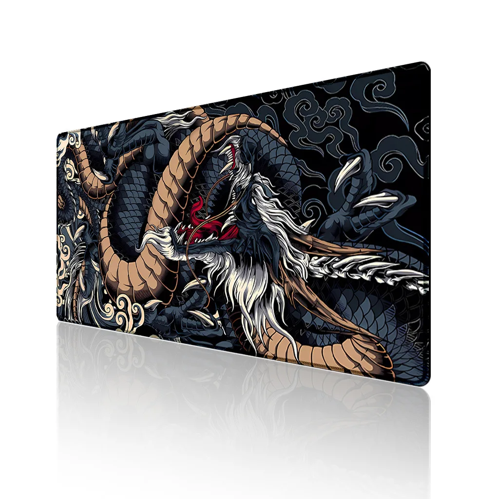 Japanese dragon large game mouse pad XXL keyboard game machine mouse pad on the table speed mats animation carpet rubber mats