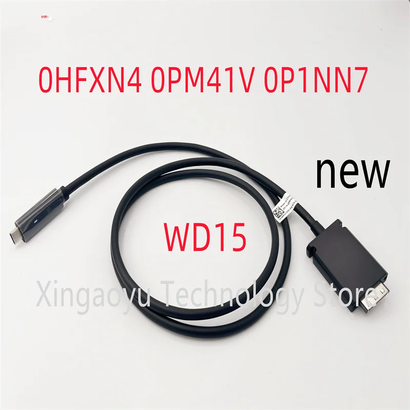 Cabo da Estação de Ancoragem para Dell Usb-c Hfxn4 0hfxn4 0pm41v 0p1nnn7 Pm41v P1nnn7 Wd15 4k K17a001 Teste 100 ok Original Novo