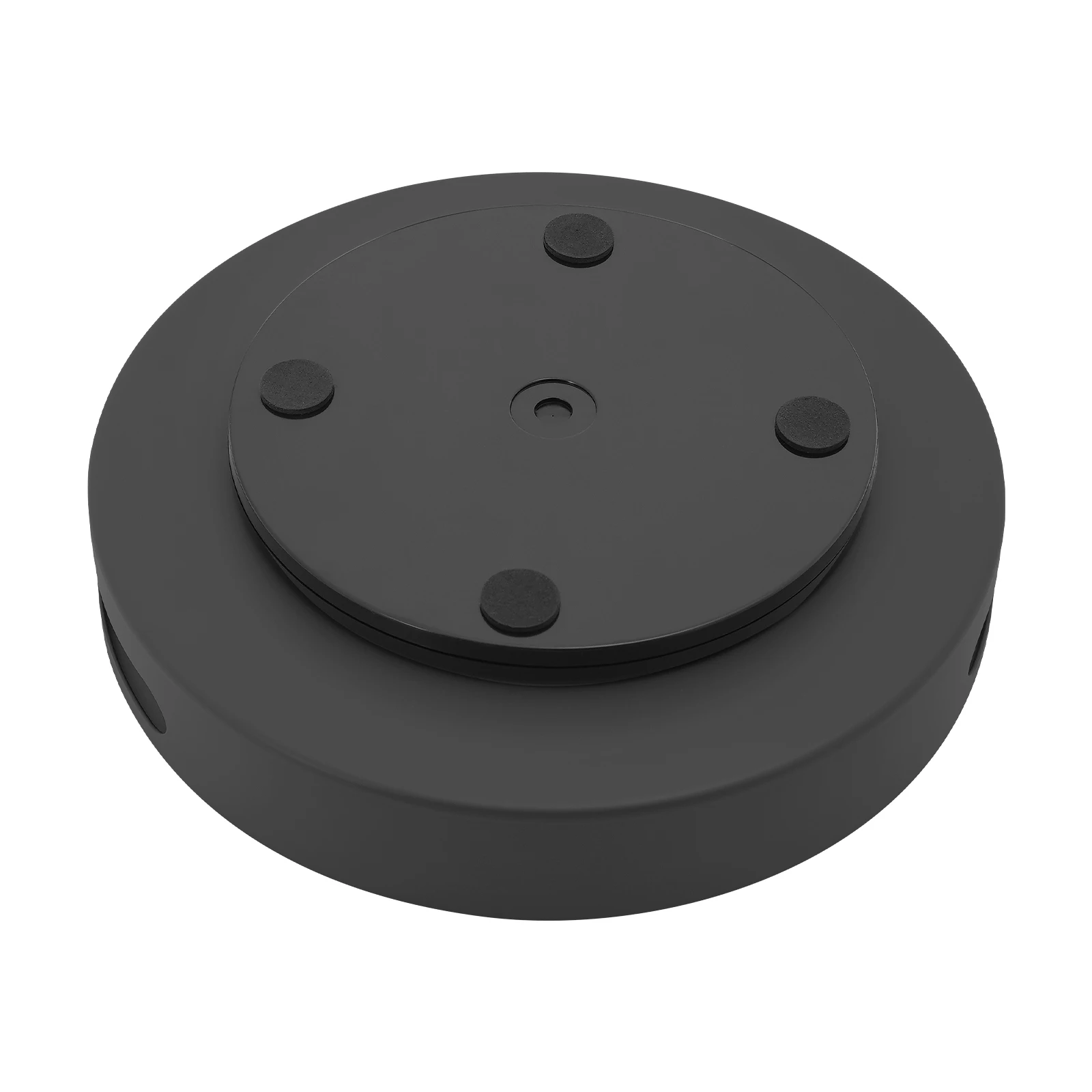 360 ° Drehbarer Gewürzständer aus Kohlenstoffstahl, rutschfester Drehteller, Küchenorganisator für Gewürze, Kosmetik, Badezimmerbedarf – Detail 4