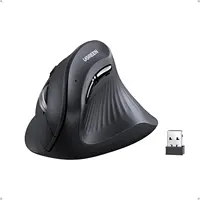 UGREEN Vertical Wireless (Bluetooth 5.0+2.4G) Ergonomic Mouse with 5 Buttons, 1000/1600/2000/4000 DPI, Prevention of Mouse Arm
