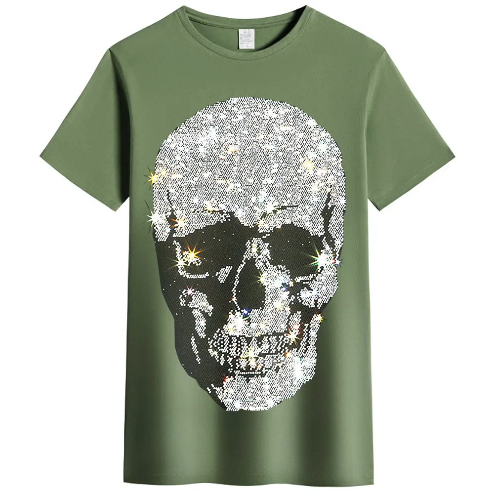 ラグビー イタリア代表＜ビッグサイズ コットン Tシャツ＞M2111s T-shirt Men 5xl Short Sleeve | Rhinestones Streetwear