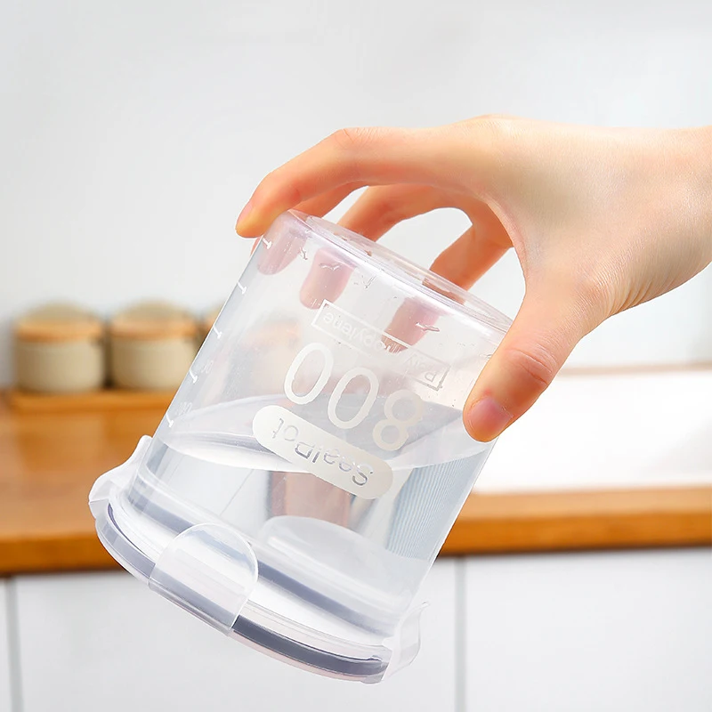 Kitchen Multigrain Snack Sealed Transparent Storage Box Dried Fruit Dried Goods Jar Drawer Storage Household Seasoning Jars