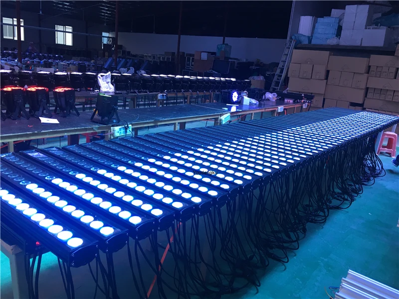 4 pieces Pixel control IP65 rgbw led wall washer light 18x10w 4in1 dmx outdoor l