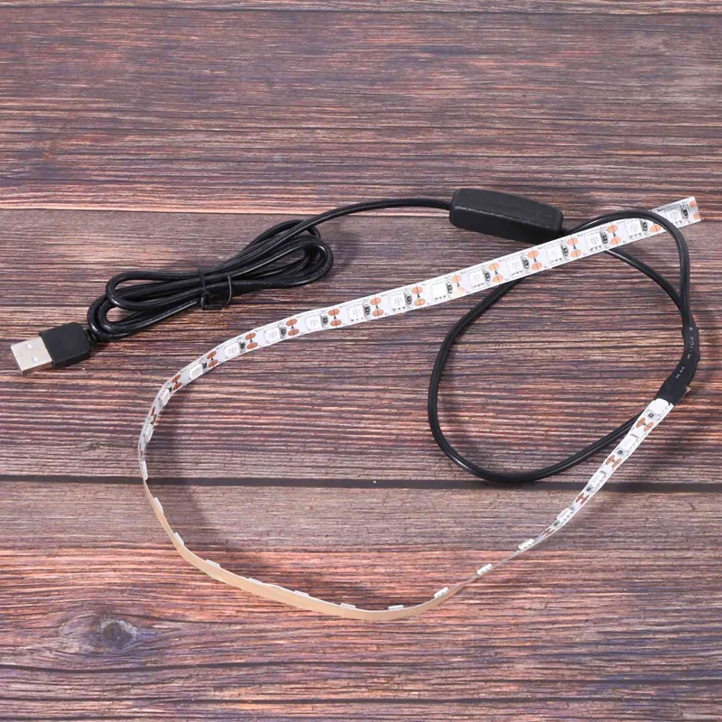 Uv disinfection lamp Uv sterilization lamp Black light bar 2X UVC Germicidal Disinfection Light Bar 5V Bactericidal Lamp Mites Light Strips LED Strip 50X1cm