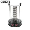 CUKYI Electric Grill 6/8/10 sticks Automatic revolving Vertical Grill Timing Barbecue tools smokeless Mutton BBQ Skewers machine 5