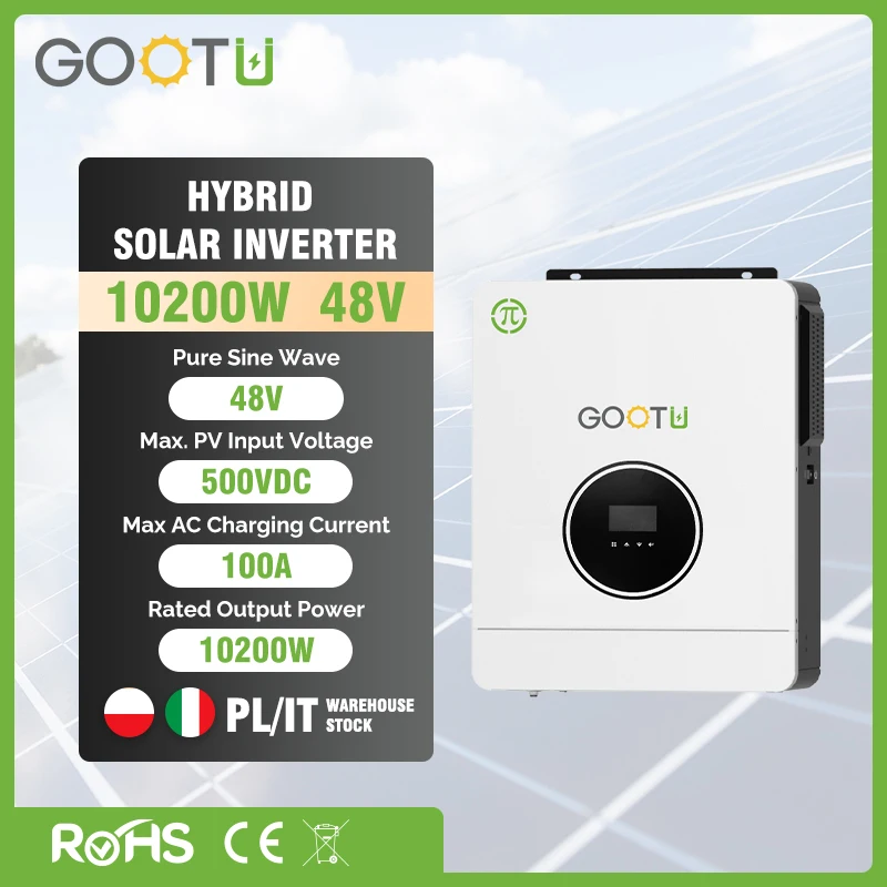 GOOTU Hybrid Solar Inverter 10200W 48V Only For Vip – SunwiseWarehouse.com