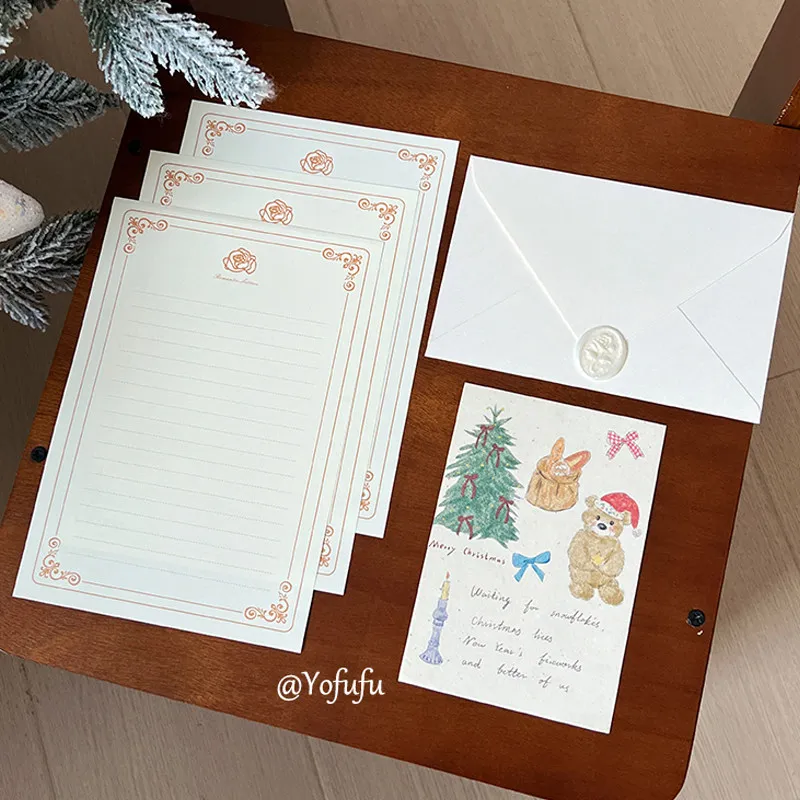 따뜻한 인사말 카드, 미적 감각의 꽃 그림 크리스마스 엽서, 친구들을 위한 선물, DIY 공예 및 벽 장 백지