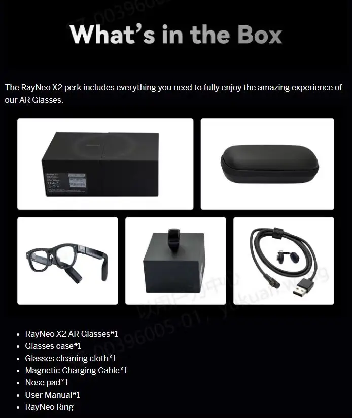 RayNeo X2 Global Version AI-Powered True AR Glasses 1500nits Micro LED Smart Glasses