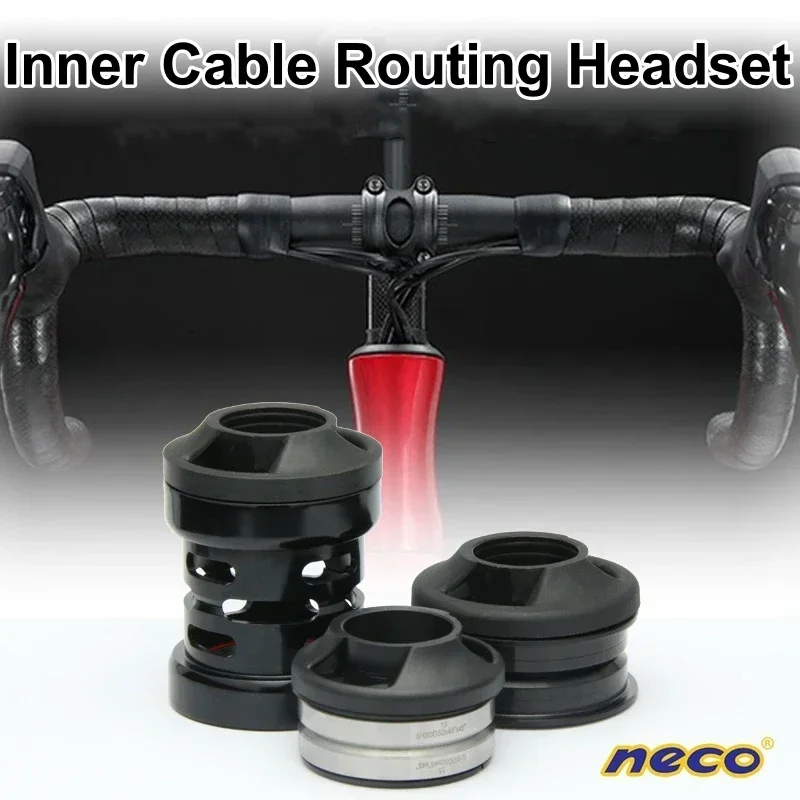 Neco-Bike-Headset-Threadless-Inner-Cable-Routing-44-52-55-56-49-7MM ...