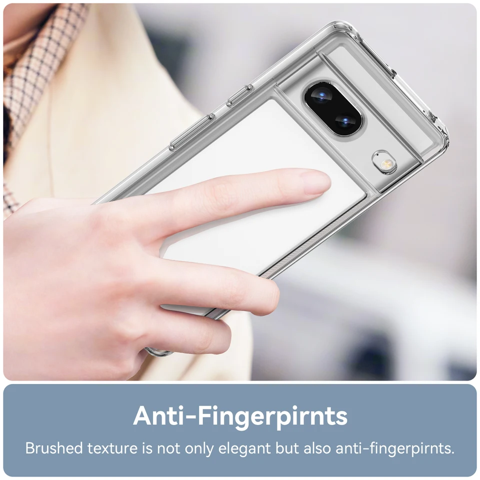 Cover per Goolge Pixel 7 5G -Custodia Trasparente Goolge 7, Silicone Case TPU Sottile Cover per Goolge Pixel 7,Clear