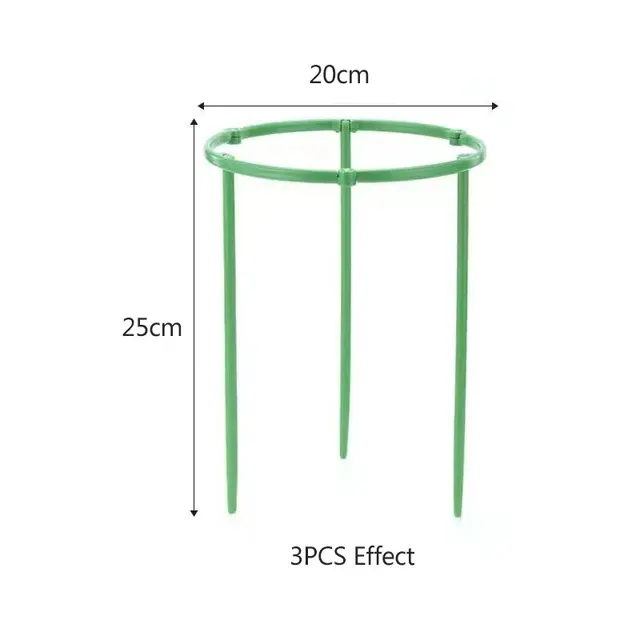 2/4Packs Plant Support Stake Stackable Garden Flower Support, Plant Stakes for Indoor Outdoor Plants Flower Climbing Plants 4