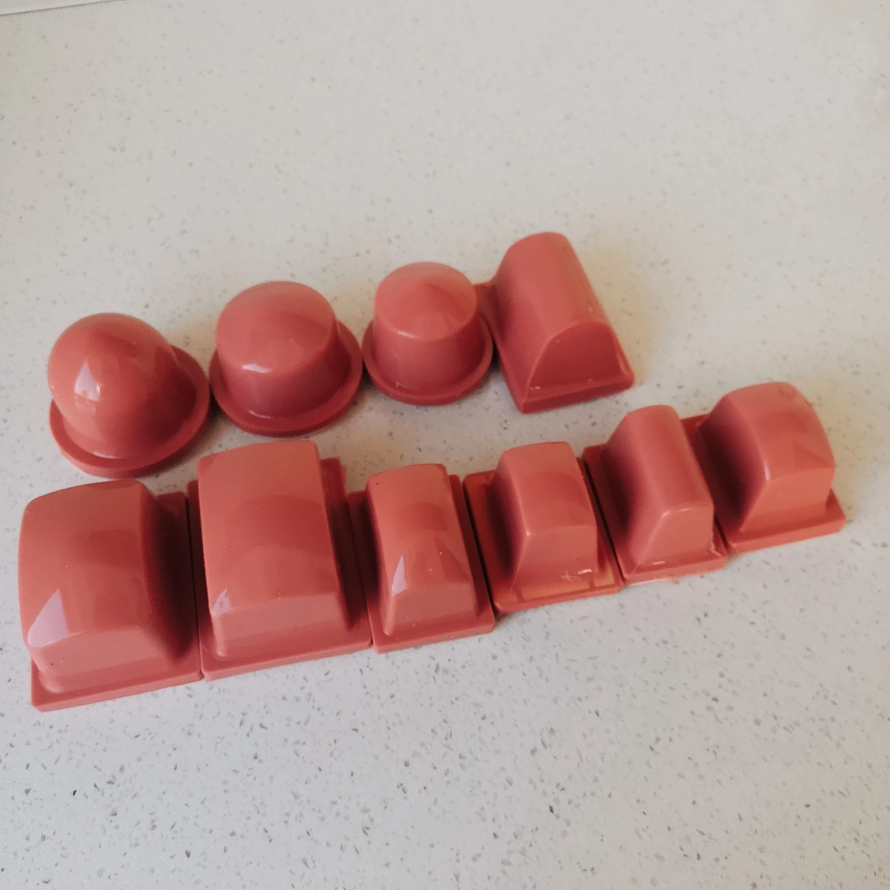 One Piece 25 Degree Pad Printing Rubber Head High Density Corrosion Resistance for Pneumatic Machine