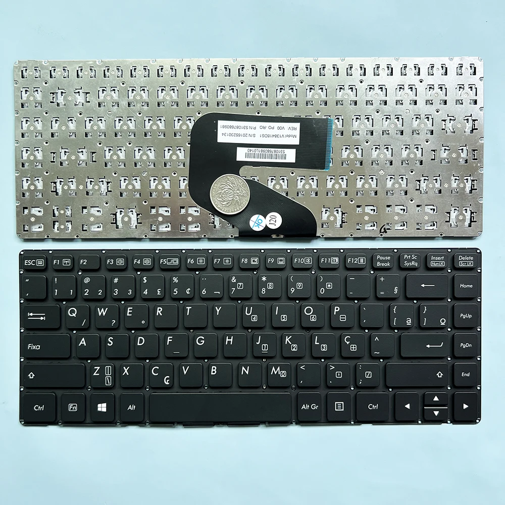 S410 Brasile/Portoghese Tastiera Per Getac S410 G3 S410V Volkswagen 6150E No Frame Muslimate 20165230134 20192030211 Muslimah