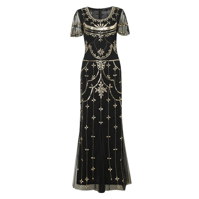 green emerald velvet dress 1920's Ladies Great Gatsby Flapper Style Cocktail Dance Dresses Clothing  Costume Red at Amazon Women's Clothing store main image 1