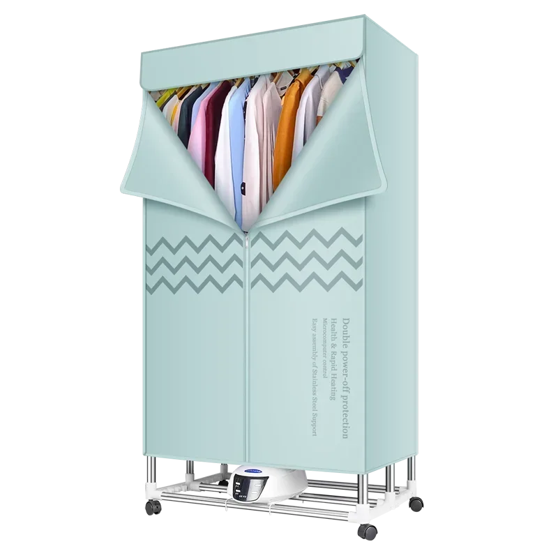 TINME 2000W Cloth Dryer Quick Drying Folding Clothes Dryer Remote Control Energy Saving Drier Machine 2 Layers Clothes